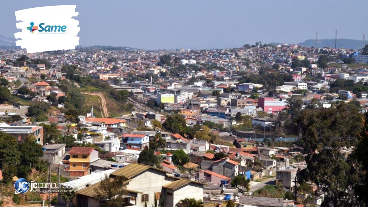 Concurso do Same de Francisco Morato: vista panorâmica do município - Foto: Divulgação