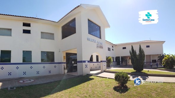 Processo seletivo Santa Casa de Dracena SP: fachada da Santa Casa de Misericórdia e Maternidade de Dracena - Divulgação