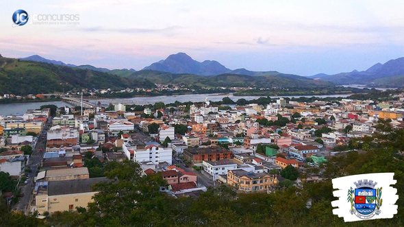Concurso da Prefeitura de São Fidélis RJ: vista aérea da cidade - Divulgação