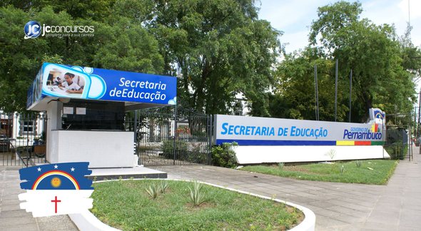 Concurso da SEE PE: sede da Secretaria de Educação e Esportes de Pernambuco, em Recife - Divulgação