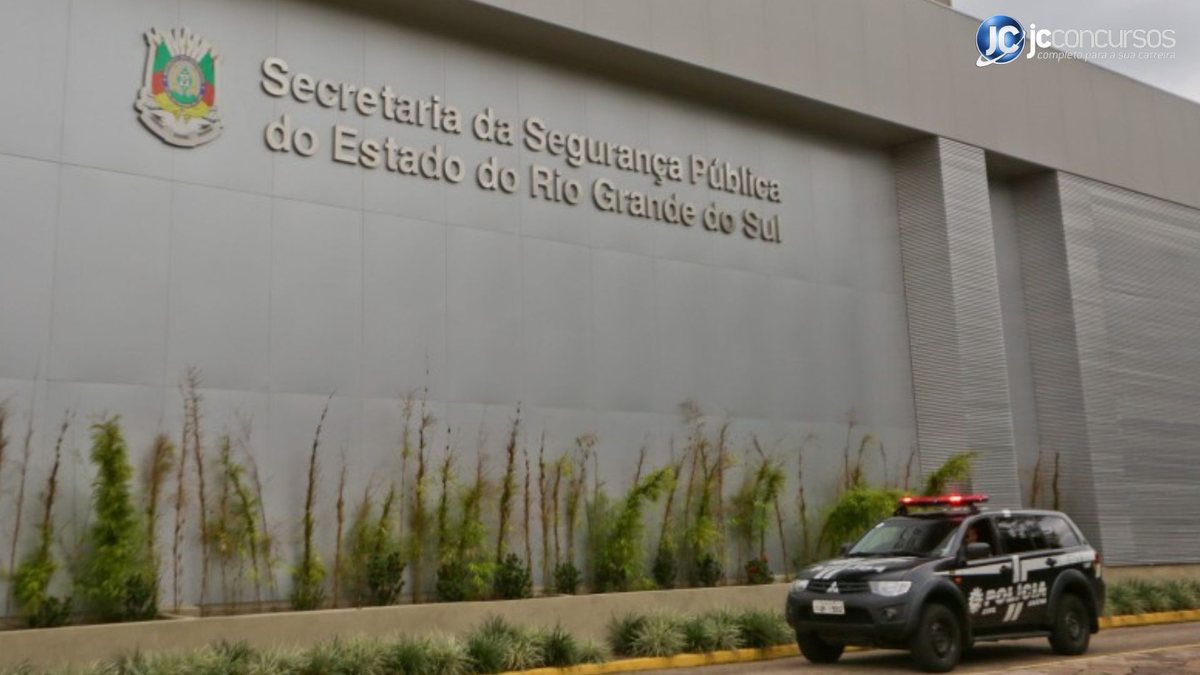 Concursos para a segurança RS: Secretaria de Segurança Pública do Estado - Crédito: Leandro Osório
