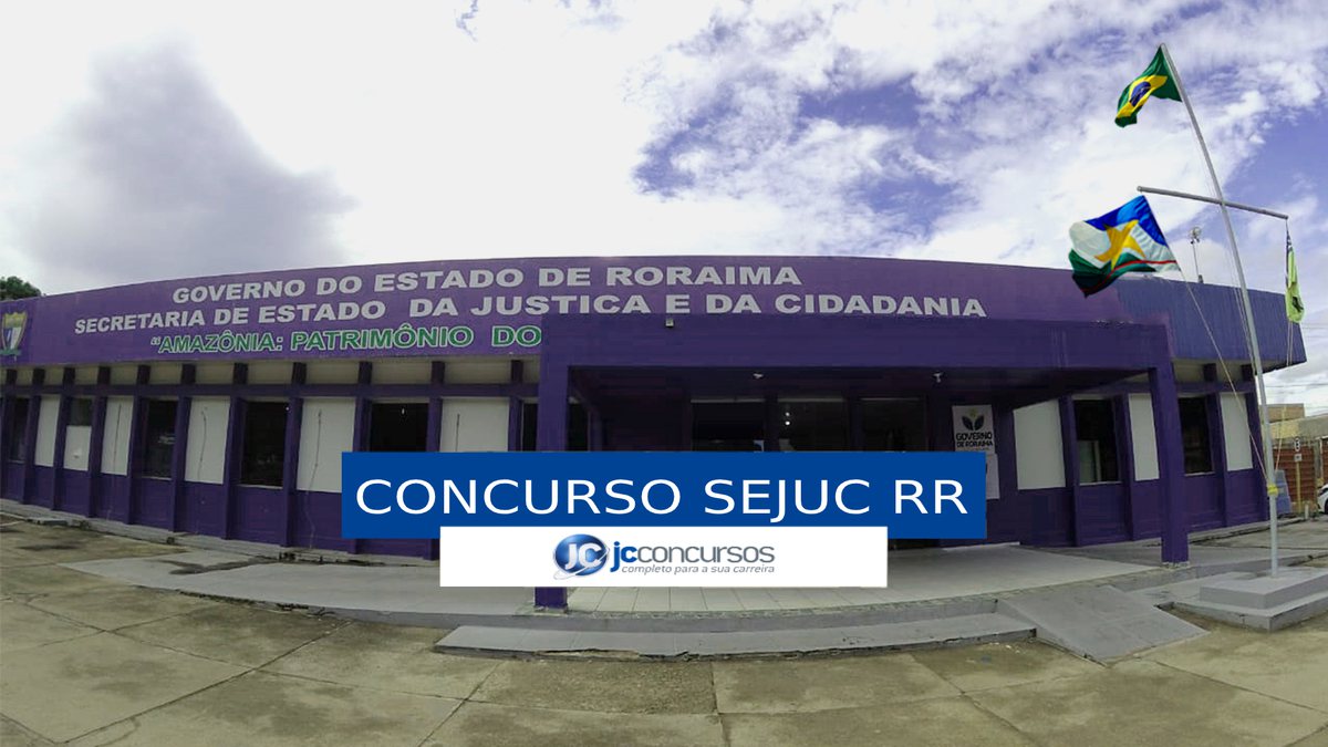 Concurso Sejuc RR - sede da Secretaria de Estado da Justiça e da Cidadania de Roraima