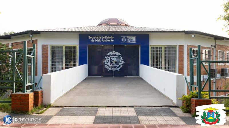 Processo seletivo da SEMA MT: fachada da Secretaria de Estado de Meio Ambiente de Mato Grosso