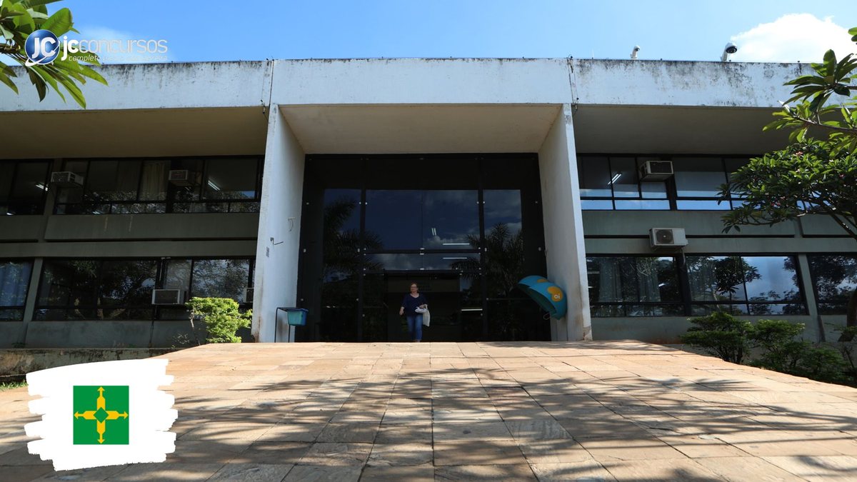 Concurso da SES DF: fachada da sede da pasta, em Brasília