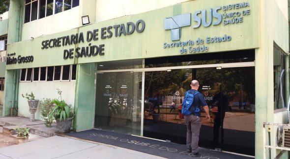 Concurso da SES MT: prédio da Secretaria de Estado de Saúde de Mato Grosso, em Cuiabá - Carlos Celestino/SES MT