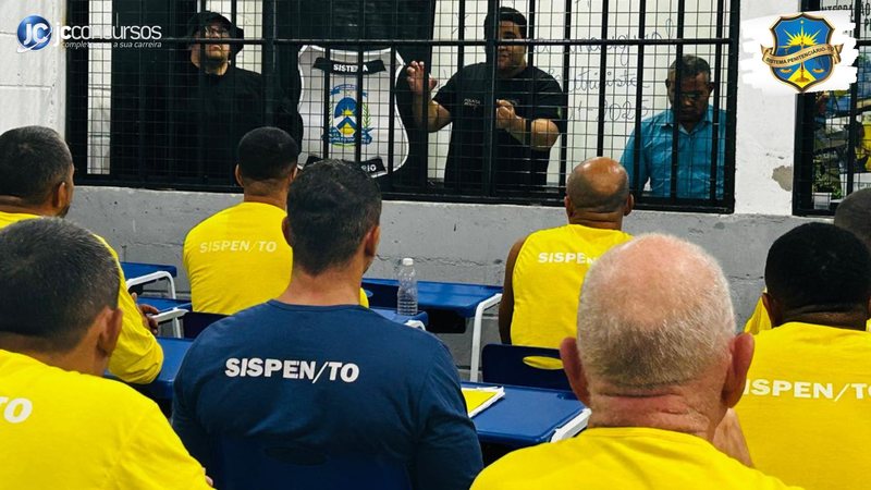 Concurso da Polícia Penal TO: pessoas em privação de liberdade de costas