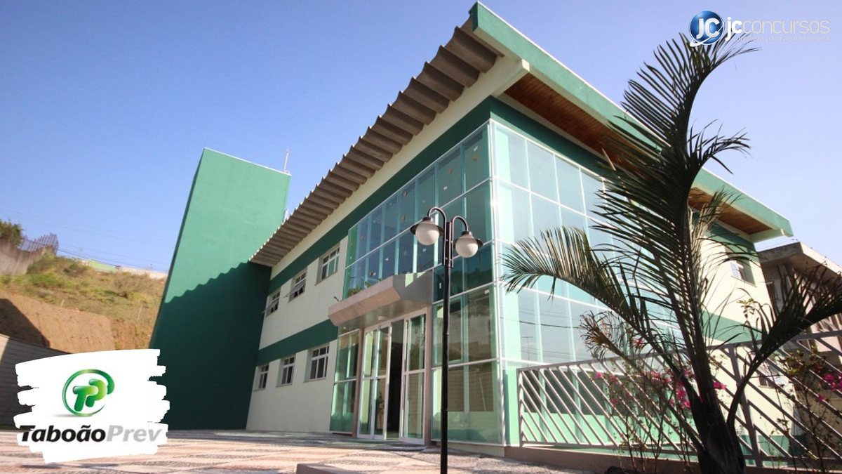 Concurso da TaboãoPrev SP: fachada da sede da Autarquia Previdenciária do Município de Taboão da Serra - Foto: Ricardo Vaz