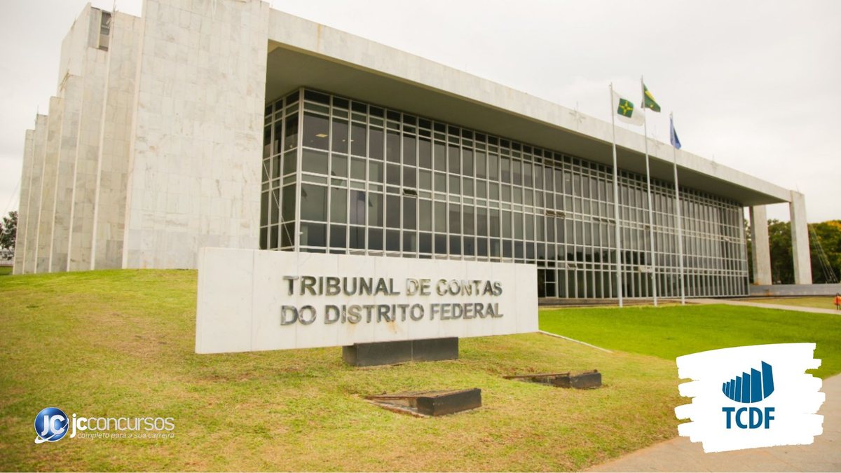 Concurso do TC DF: prédio do Tribunal de Contas do Distrito Federal, em Brasília