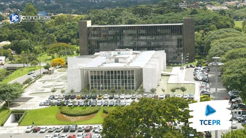 Concurso do TCE PR: edifício-sede do órgão, em Curitiba