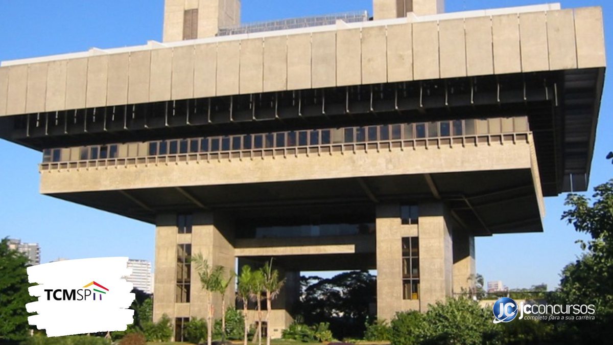 Concurso do TCM SP: prédio do Tribunal de Contas do Município de São Paulo - Divulgação