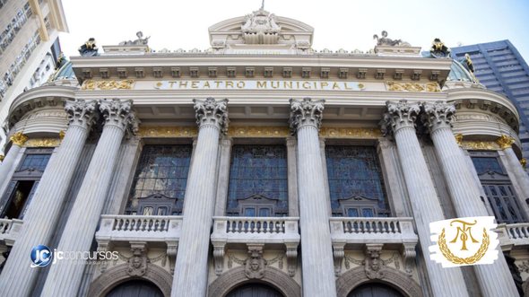Concurso do Theatro Municipal RJ: prédio do Theatro Municipal do Rio de Janeiro - Divulgação/ Riotur