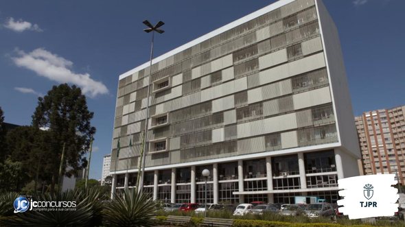 Concurso do TJ PR: edifício-sede da Corte, em Curitiba - Foto: Divulgação