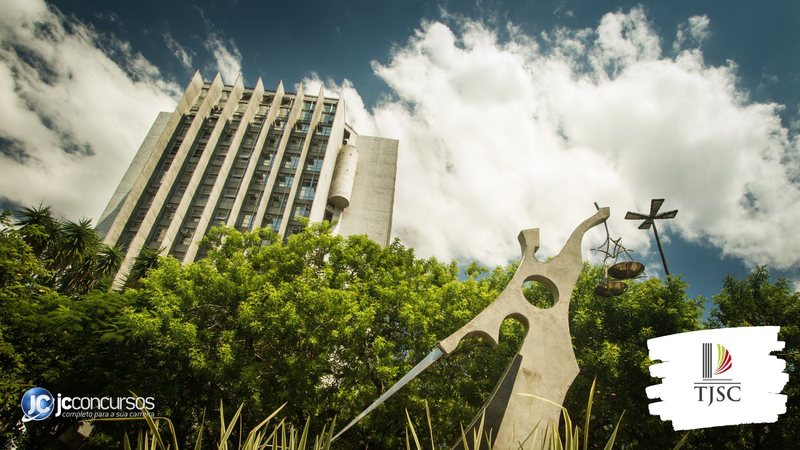 Processo seletivo do TJ SC: edifício-sede da Corte, em Florianópolis
