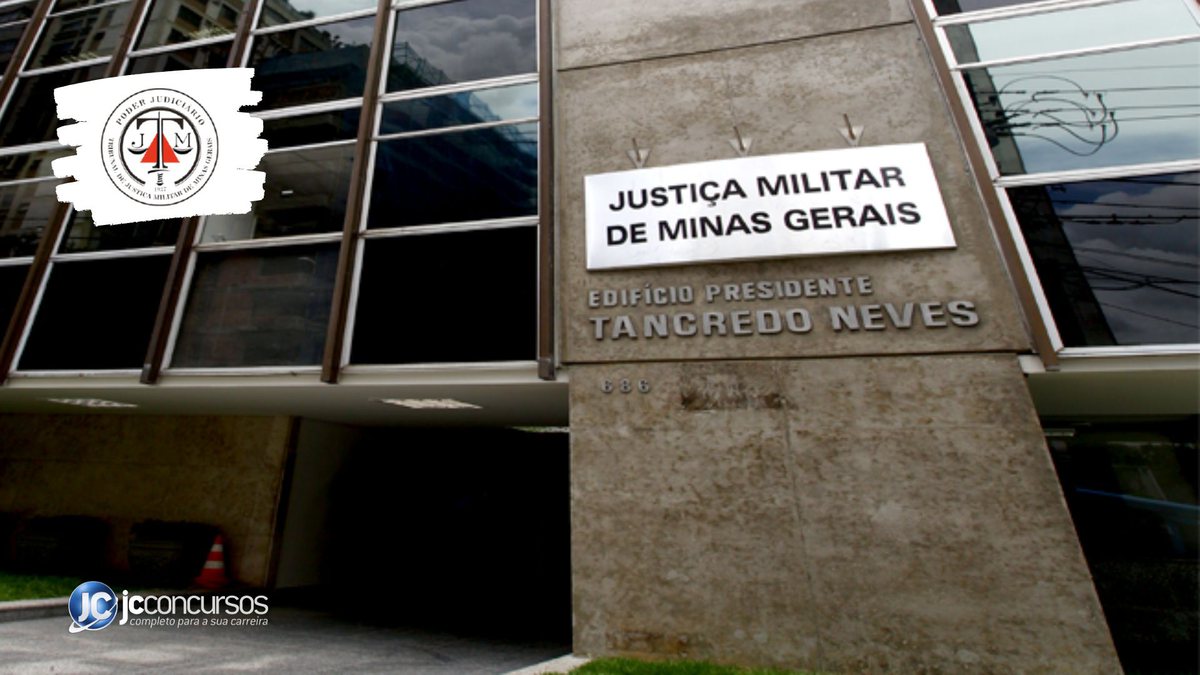 Concurso do TJM MG: sede do Tribunal de Justiça Militar de Minas Gerais