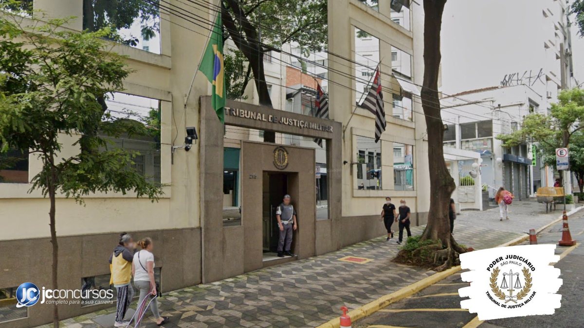 Concurso do TJM SP: fachada do prédio do órgão, na capital paulista