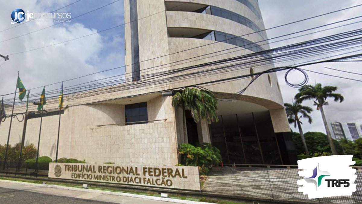 Concurso do TRF 5: prédio sede do Tribunal Regional Federal da 5ª Região, em Recife/PE - Google Street View