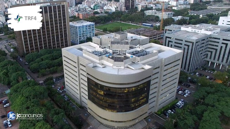 Concurso do TRF4: edifício-sede da Corte, em Porto Alegre