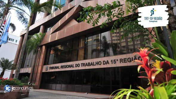 Concurso do TRT-15: edifício-sede do órgão, em Campinas - Foto: Divulgação