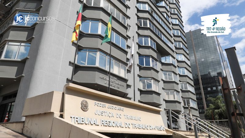 Concurso do TRT-4 RS: edifício-sede do Tribunal Regional do Trabalho da 4ª Região