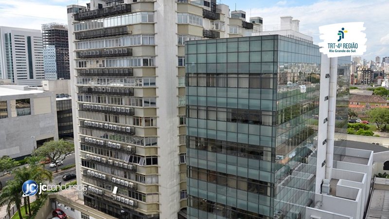 Concurso do TRT-4 RS: edifício-sede do Tribunal Regional do Trabalho da 4ª Região