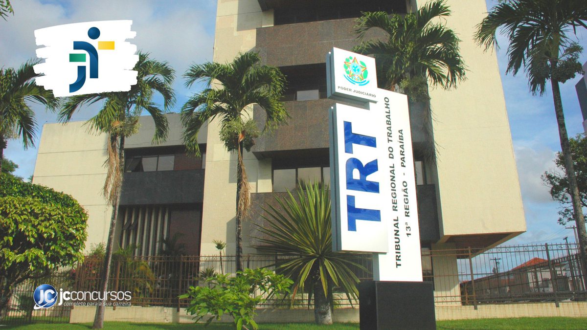 Concurso do TRT PB: edifício-sede do Tribunal Regional do Trabalho da Paraíba, em João Pessoa