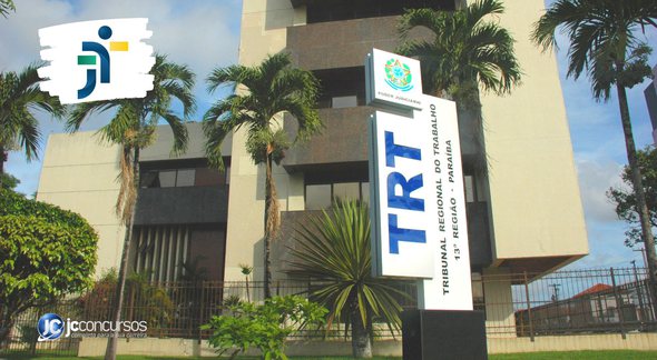 Concurso do TRT PB: edifício-sede do Tribunal Regional do Trabalho da Paraíba, em João Pessoa - Divulgação