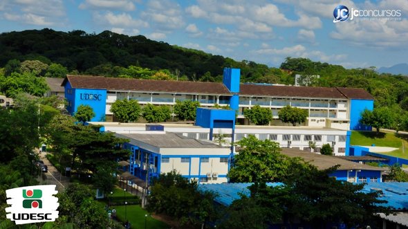 Processo seletivo da UDESC: vista aérea da Fundação Universidade do Estado de Santa Catarina, campus de Joinville - Crédito: Jonas Pôrto