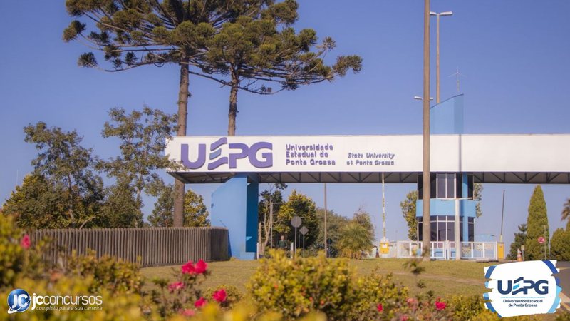 Processo seletivo da UEPG: entrada da Universidade Estadual de Ponta Grossa