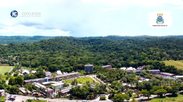 Concurso da Uesc BA: vista aérea da Universidade Estadual de Santa Cruz - Divulgação