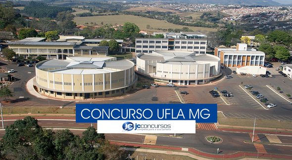 Concurso Ufla - Vista aérea da Universidade Federal de Lavras - Divulgação
