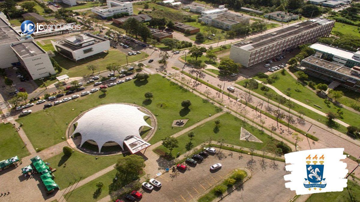 Concurso da UFSM: vista aérea do campus de Santa Maria, no interior gaúcho - Foto: Divulgação