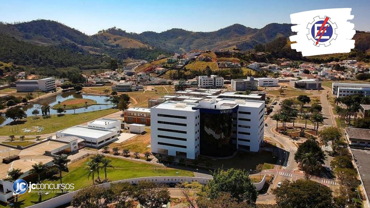 Concurso da Unifei: vista aérea do campus de Itajubá - Foto: Divulgação