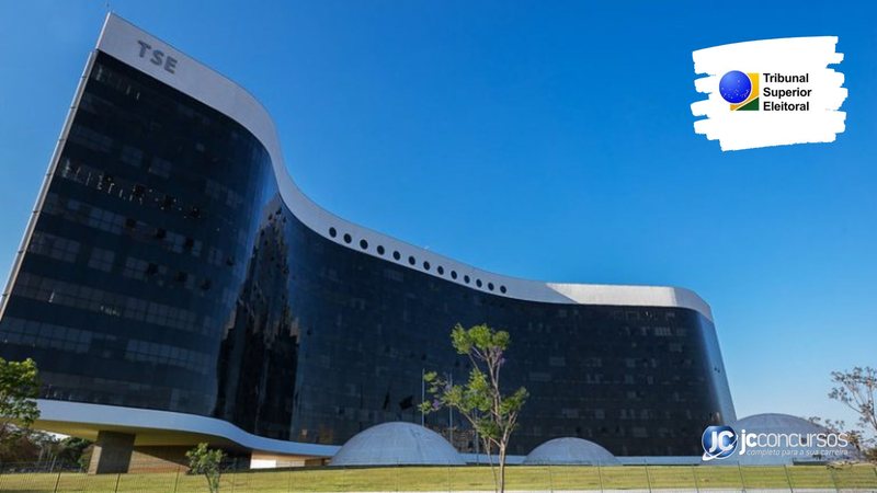 Concurso unificado do TSE: edifício-sede do Tribunal Superior Eleitoral, em Brasília (DF)