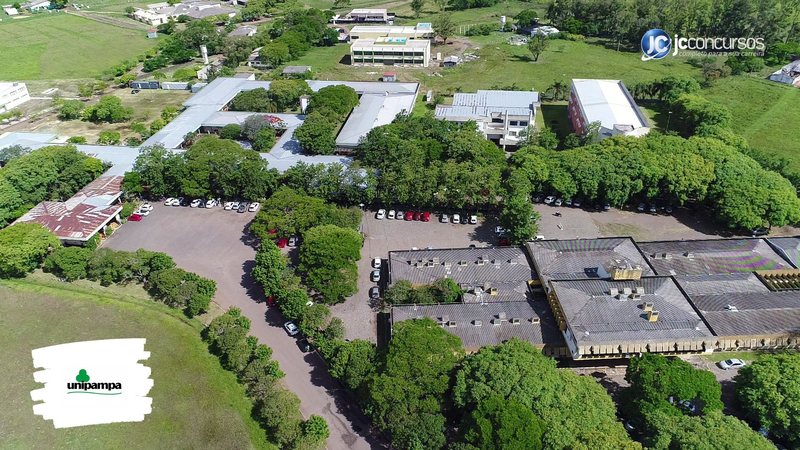 Concurso da Unipampa: vista aérea do Campus Uruguaiana