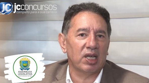 None - Concurso ALE MS  presidente da ALE MS , Gerson Claro Divulgação ALE MS