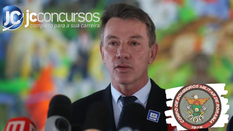 None - Concurso Bombeiros RR: governador Antonio Denarium crédito Valter Campanato Agência Brasil