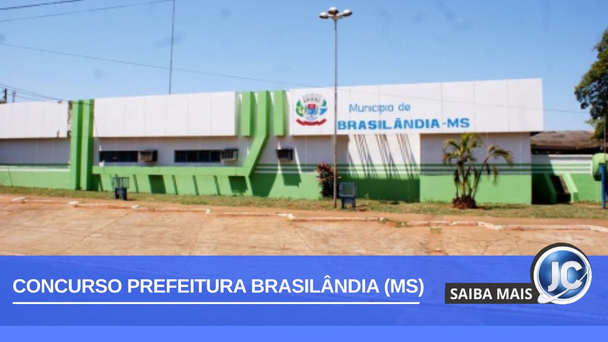 Fachada da Prefeitura de Brasilândia MS