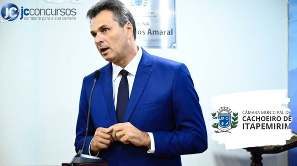 None - Concurso Câmara de Cachoeiro de Itapemirim presidente Alexande Maitan divulgação