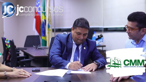 None - Concurso Câmara de Manaus AM: vereador Caio André Divulgação Câmara