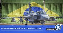 Concurso Aeronáutica: aeronave da Força Aérea Brasileira estacionada em hangar - Divulgação