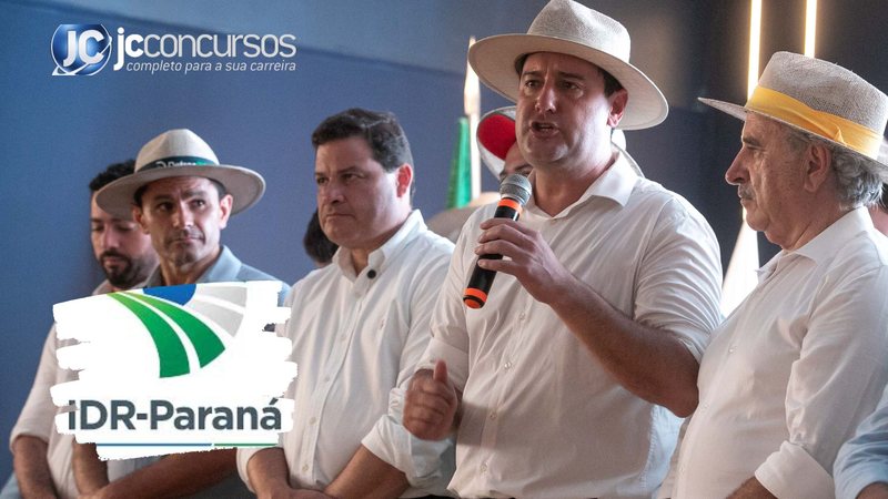 None - Concurso IDR PR governador Ratinho Junior crédito IDR PR