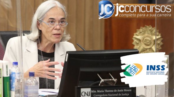 None - Concurso INSS: presidente do STJ, Maria Thereza de Assis crédito CNJ