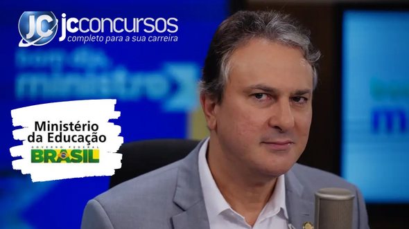 None - Concurso Ministério da Educação: ministro Camilo Santana crédito Rafa Nedermeyer Agência Brasil