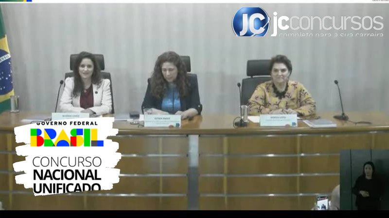 None - Concurso Nacional Unificado 2: ministra da Gestão Esther  Dweck, Youtube