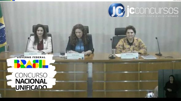 None - Concurso Nacional Unificado 2: ministra da Gestão Esther  Dweck, Youtube