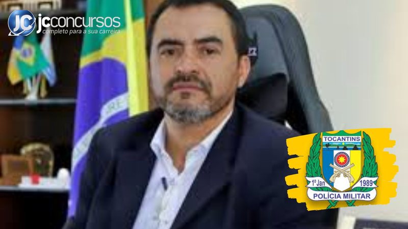 None - Concurso PM TO governador Wanderlei Barbosa crédito Antônio Gonçalves Governo TO