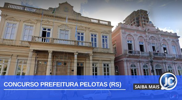 Concurso Prefeitura Pelotas RS: fachada da Prefeitura - Divulgação