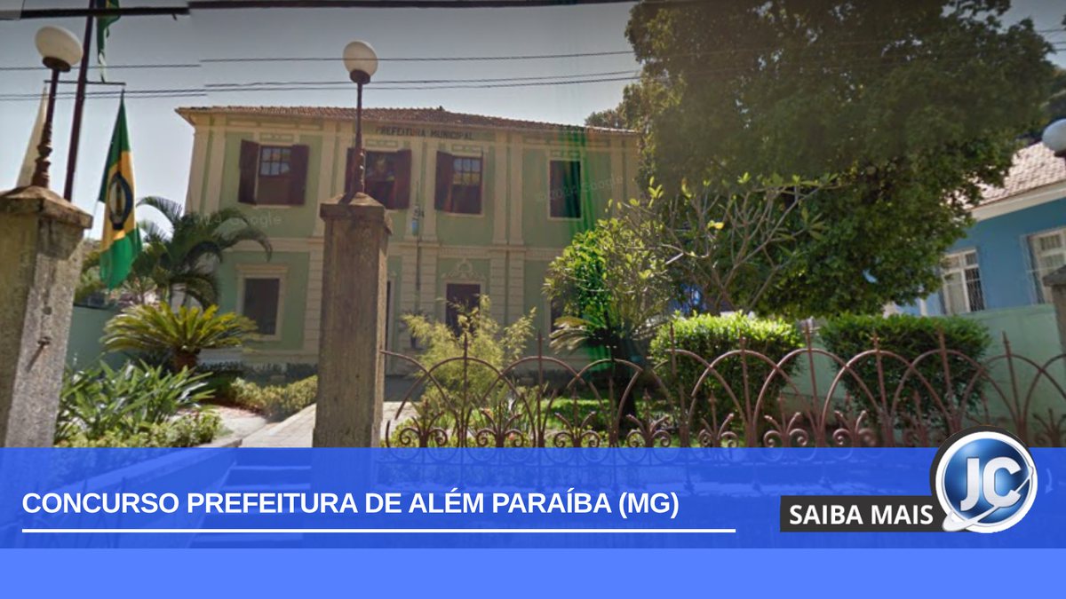 Concurso Prefeitura Além de Paraíba (MG): fachada do órgão