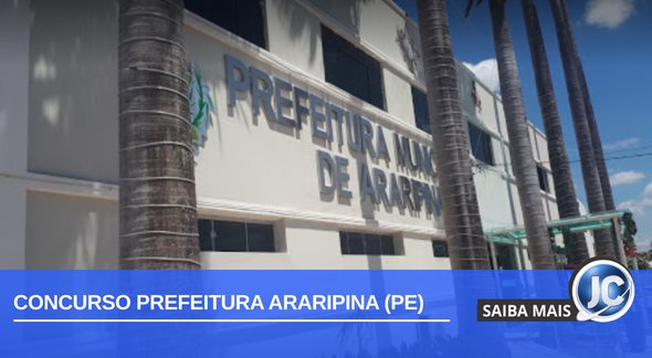Concurso Prefeitura Araripina PE: frente da Prefeitura - Google