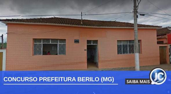 Concurso Prefeitura Berilo: imagem da sede do órgão - Google